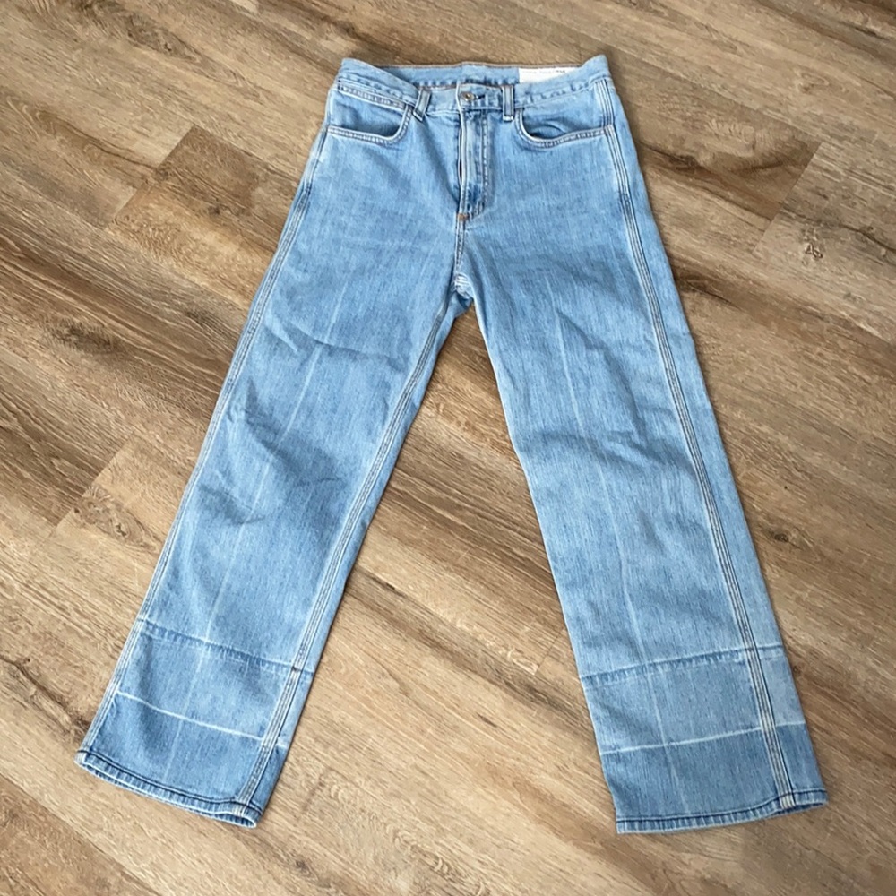 Rag & Bone jeans. High rise. Size 27. Waist 13.5”. Inseam 24.5”.